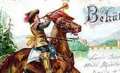 große Sammlung historischer Postkarten